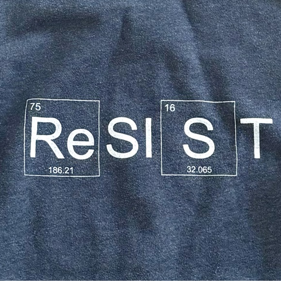 ‘Resist’ Zip-up Hoodie - Picture 3 of 5